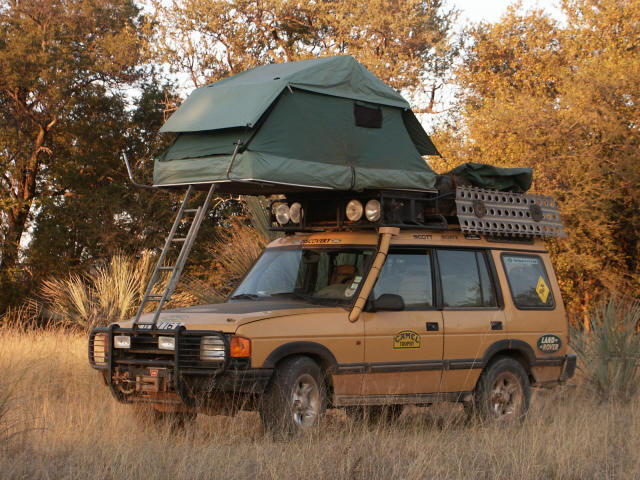 The Camel is actually a genuine Camel Trophy Discovery P244KAC 